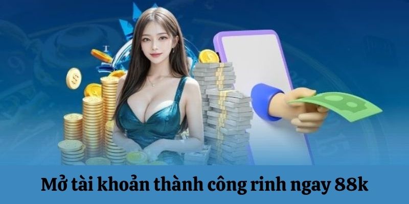 Mở tài khoản thành công rinh ngay 88k